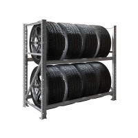 Стеллаж MS Pro 1200/1353x606 стационарный для хранения 8 шин, 2 яруса Стеллаж MS Pro 1200/1353x606 стационарный для хранения 8 шин, 2 яруса